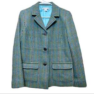 Pendleton Blazer Houndstooth Wool